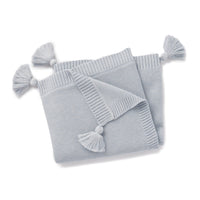 Blue Marle Chunky Knit Blanket