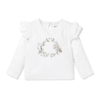Barn Owl Print LS Tee
