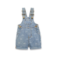Light Denim Rainbow Overalls