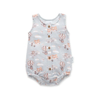 Flying Friends Bubble Romper