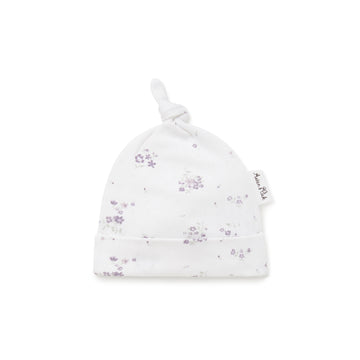 Baby Girls White Flower Grace Floral Knot Hat