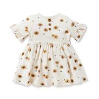 Baby & Toddler Girl Sunflower Skater Dress Party Natural