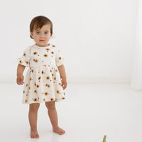 Baby & Toddler Girl Sunflower Skater Dress Party Natural