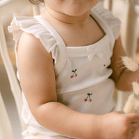 Cherry Ruffle Top & Short Set