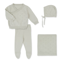 Heirloom Knit 4 Piece Gift Set - Sage