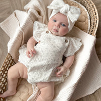 Sofia Floral Lace Trim Playsuit