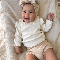 Ivory Pointelle LS Top