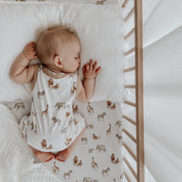 Baby Boys Animal All In One Savanna Henley Romper