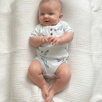 Under The Sea Henley Onesie