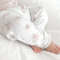 Posie Floral Pointelle Leggings