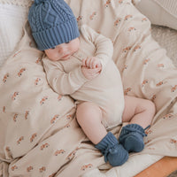 Bluestone Knit Booties