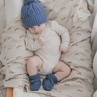 Bluestone Knit Booties