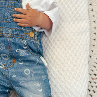 Mid Denim Safari Overalls