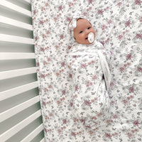Daisy Floral Organic Cot Sheet