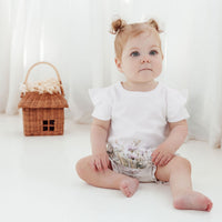 Flower Garden Print Flutter Tee