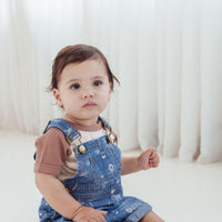 Mid Denim Safari Overalls