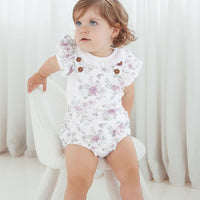 Daisy Floral Lace Playsuit