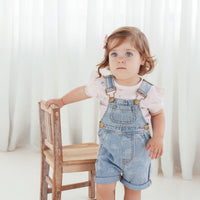 Light Denim Rainbow Overalls