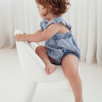 Light Denim Rainbow Playsuit