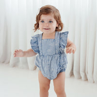 Light Denim Rainbow Playsuit