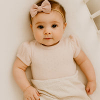 Pink Bloom Pointelle Ruffle Top