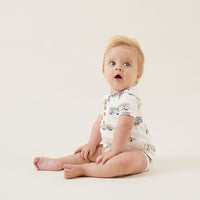 Beach Life AOP Onesie Baby Boys Bodysuit Cars