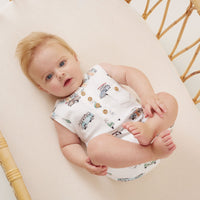 Baby Boy Beach Life Henley Romper One-piece Playsuit