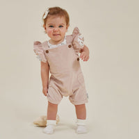 Pink Corduroy Overalls