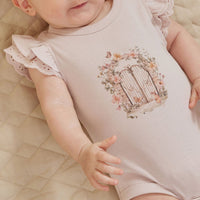 Secret Garden Print Onesie