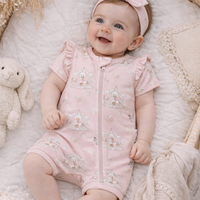 Carousel Ponies Zip Romper