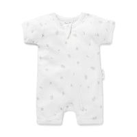 Little Leaf Zip Romper