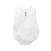 Neutral Baby Little Leaf Bubble Romper Organic Cotton