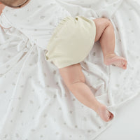 Little Leaf AOP Onesie | Aster & Oak Organic Bodysuits