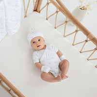 Little Leaf Baby Mittens Scratch Proof | Aster & Oak Organic