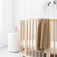 Aster & OAk Organic Cotton Clay Heirloom Blanket