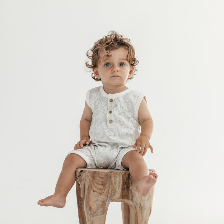 Aster & Oak Baby Boys Rompers, overalls, playsuits zip ropers and more