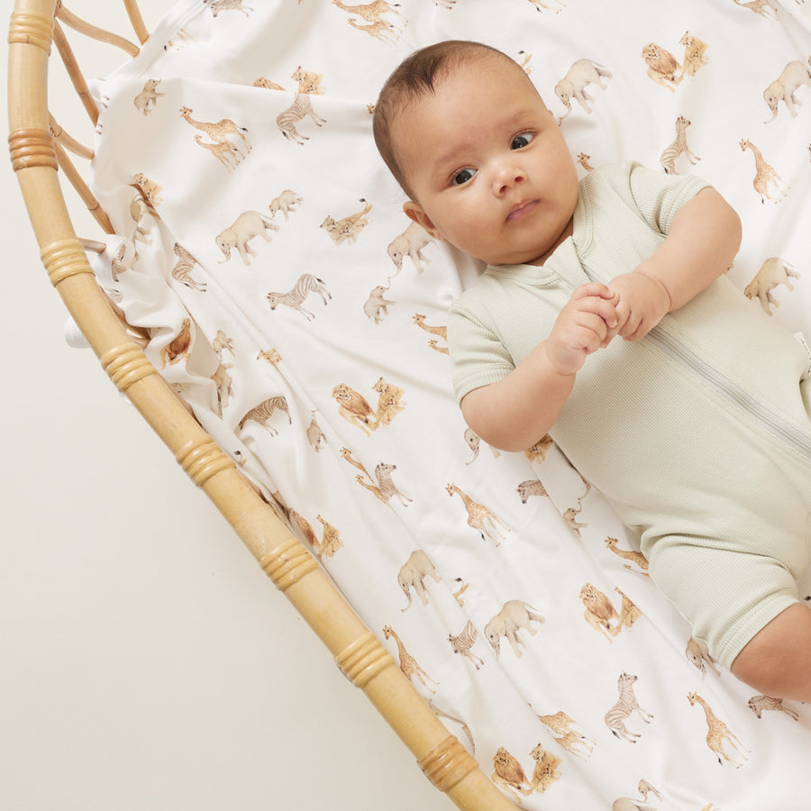 Baby Boy Animals Savanna Baby Wrap Swaddle Cotton