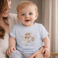 Flying Oli Bear Print Tee