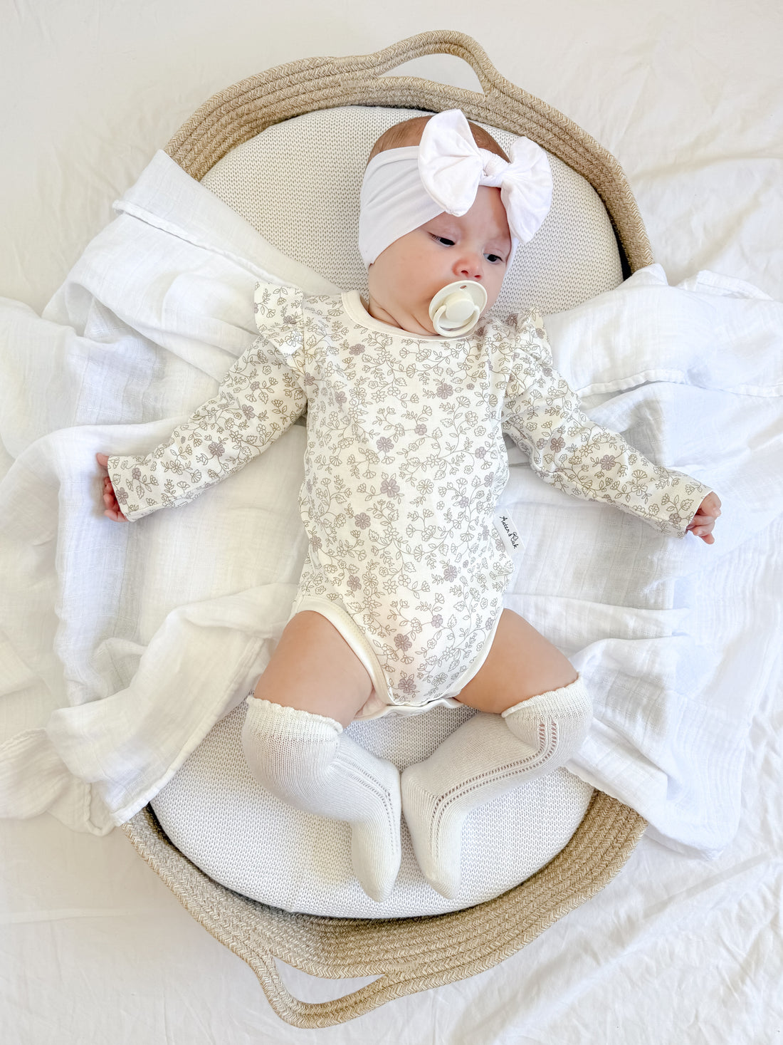 Pippy Floral Flutter Onesie