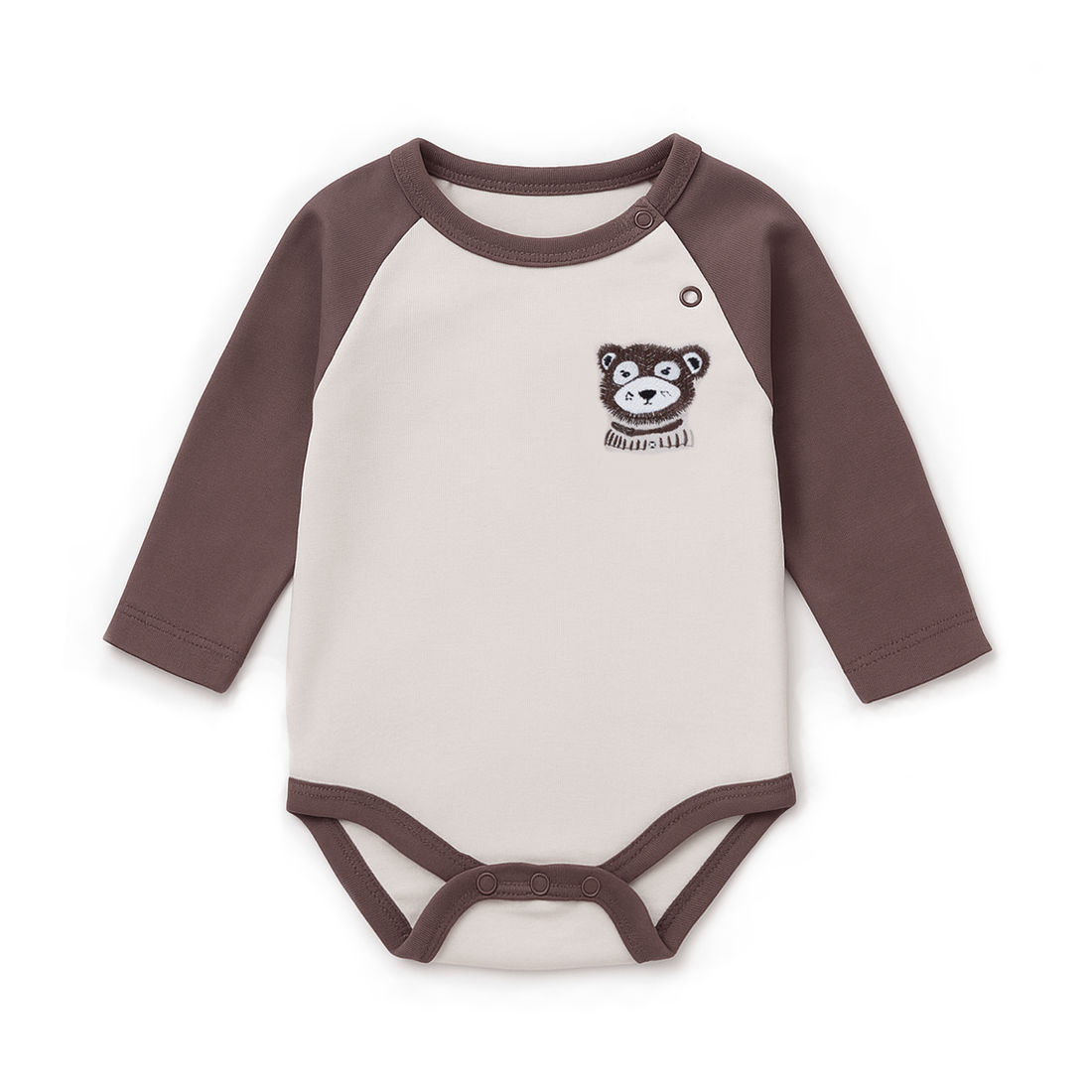 Byron Bear Raglan Onesie