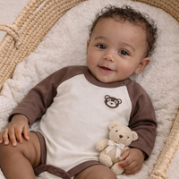 Byron Bear Raglan Onesie