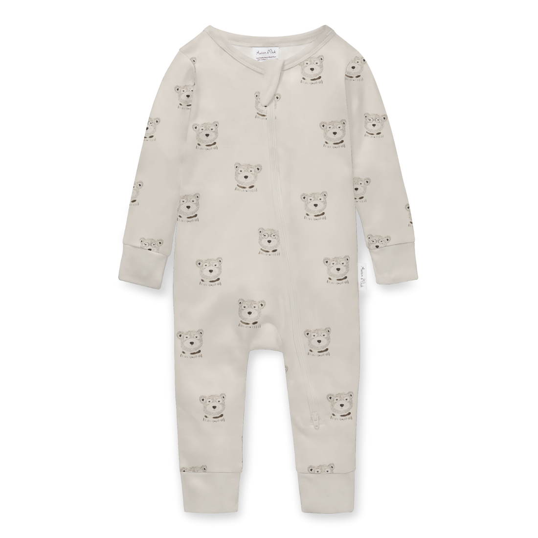 Byron Bear Zip Romper