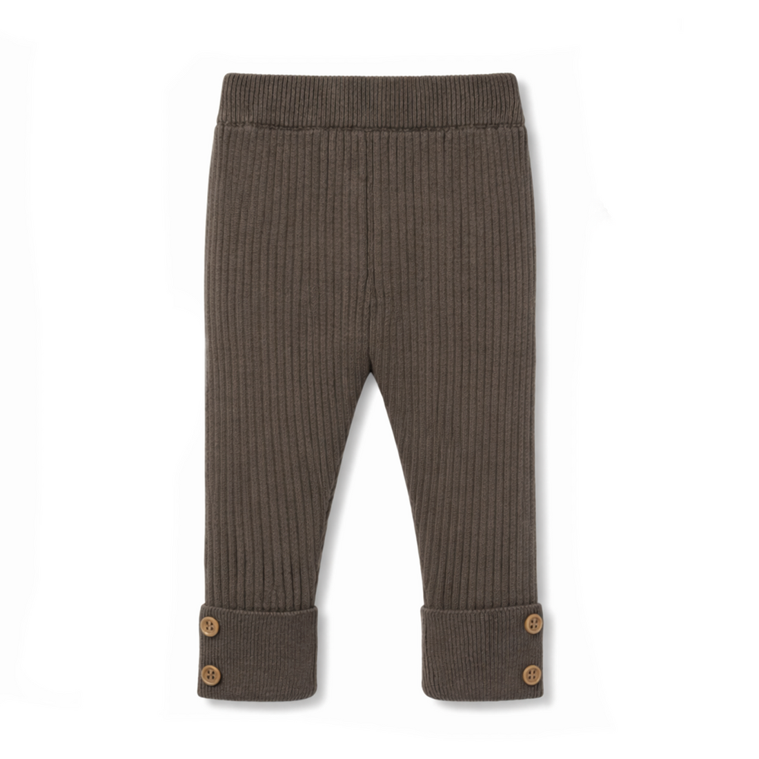 Espresso Knit Rib Legging