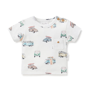 Baby & Kids Boys Beach Life AOP Tee Cars Boho