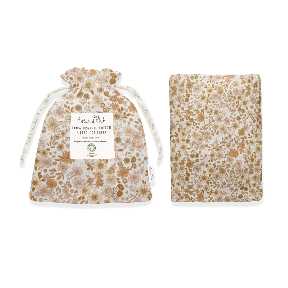 Bailey Floral Cot Sheet
