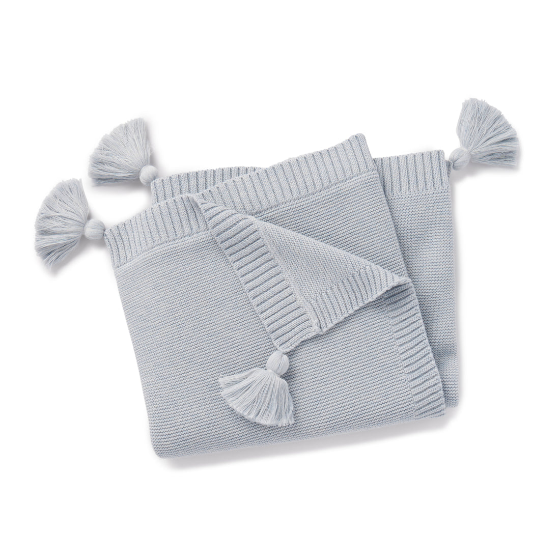 Blue Marle Chunky Knit Blanket