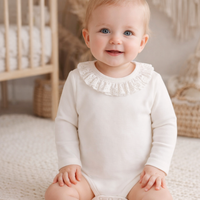 Coconut Ruffle Onesie