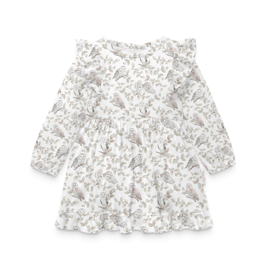 Barn Owl Ruffle Dress