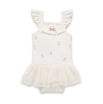 Cherry Tutu Singlet Onesie