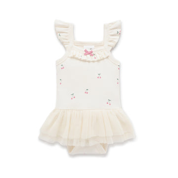 Cherry Tutu Singlet Onesie